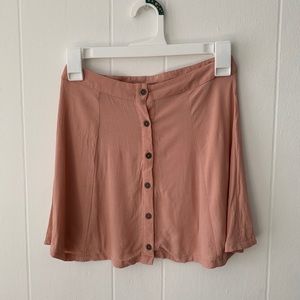 💞pink button up skirt💞